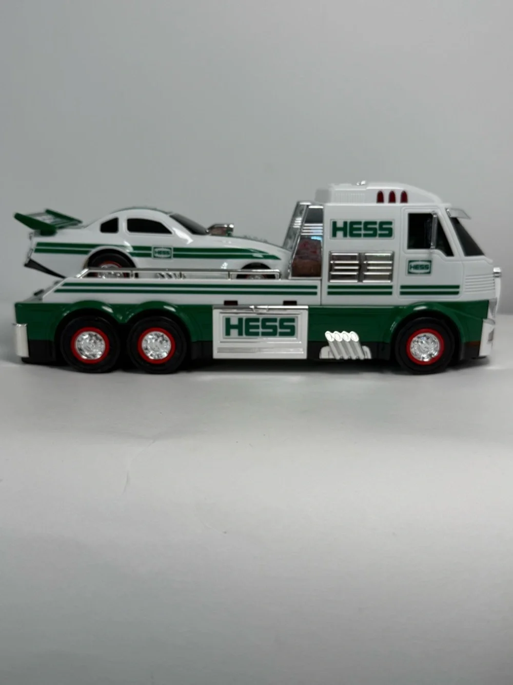 Hess Toy Truck & Dragster Wheelie Popping LED Lights Race Sounds 2016 NIB